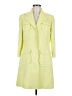 Per Se By Carlisle 100% Silk Green Coat Size 8 - photo 1