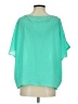 Lilly Pulitzer 100% Polyester Teal Poncho Size S - photo 2