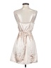 Zaful 100% Polyester Metallic Ivory Cocktail Dress Size S - photo 2