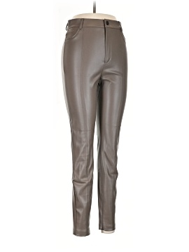 Zara Faux Leather Pants (view 1)