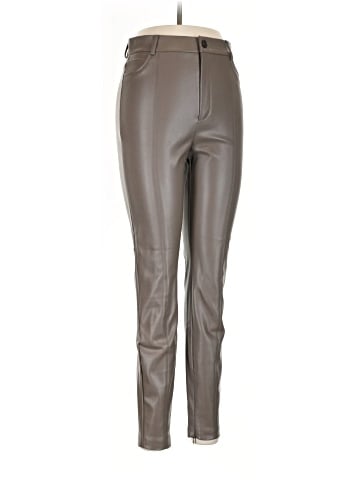 Zara Faux Leather Pants (view 1)