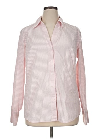 Lane Bryant Long Sleeve Button-Down Shirt (view 1)