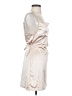 Zaful 100% Polyester Metallic Ivory Cocktail Dress Size S - photo 4