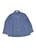 Magil 100% Cotton Solid Blue Short Sleeve Button-Down Shirt Size 4 - photo 1