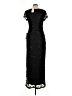 Connected Apparel Black Cocktail Dress Size 10 - photo 2