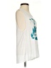Express One Eleven White Silver Sleeveless T-Shirt Size XS - photo 4