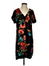 A New Day 100% Polyester Tropical Black Casual Dress Size S - photo 1