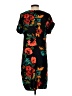 A New Day 100% Polyester Tropical Black Casual Dress Size S - photo 2