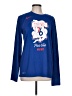 Nike 100% Polyester Blue Long Sleeve T-Shirt Size L - photo 1