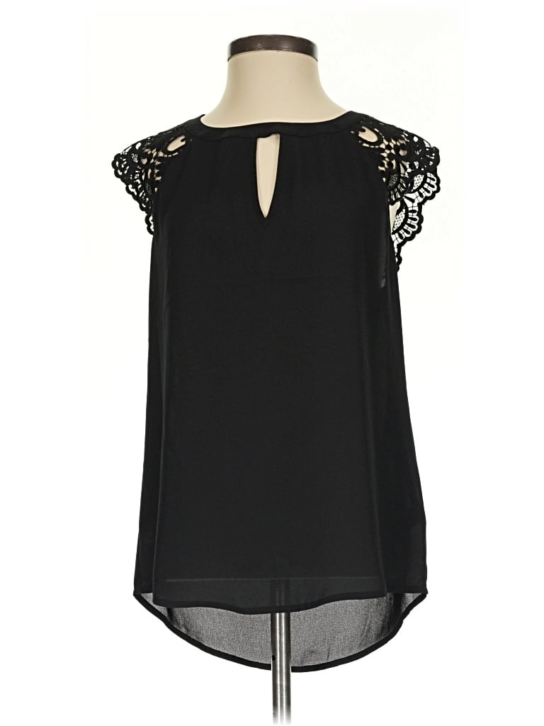 Express Sleeveless Blouse In Black