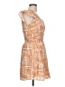 Blu Pepper Paisley Orange Casual Dress Size L - photo 4