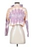 Lea & Viola 100% Cotton Tie-dye Purple Pullover Hoodie Size S - photo 1