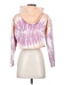 Lea & Viola 100% Cotton Tie-dye Purple Pullover Hoodie Size S - photo 2