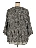 Torrid 100% Polyester Gray 3/4 Sleeve Blouse Size 3X Plus (3) - photo 2