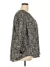 Torrid 100% Polyester Gray 3/4 Sleeve Blouse Size 3X Plus (3) - photo 4