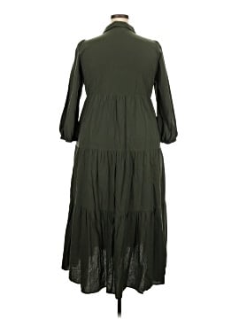 pomander place green dress Rachel Slip Dress Forest Green L