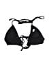 Unbranded Solid Black Swimsuit Top Size S - photo 2