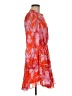 Milly Floral Orange Cocktail Dress Size 8 - photo 4
