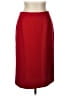 Albert Nipon 100% Acetate Solid Red Formal Skirt Size 10 - photo 1
