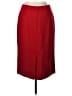 Albert Nipon 100% Acetate Solid Red Formal Skirt Size 10 - photo 2