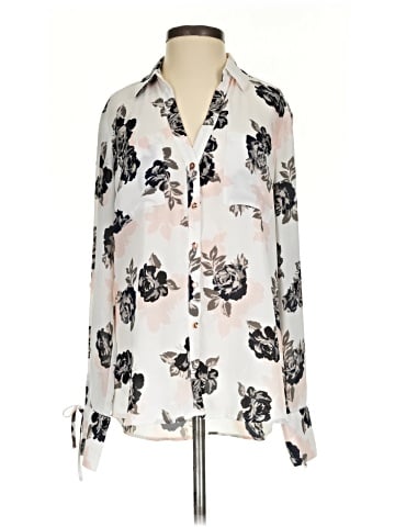Candie's Long Sleeve Blouse (view 1)