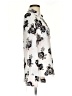 Candie's 100% Polyester Floral Ivory Long Sleeve Blouse Size S - photo 4