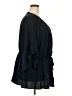 BLOOMCHIC 100% Polyester Black 3/4 Sleeve Blouse Size 28 - photo 4