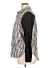 Lyssé Animal Print Silver Long Sleeve Blouse Size XL - photo 5