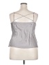 Nine Britton 100% Rayon Silver Sleeveless Top Size XXL - photo 2