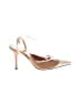 Dolce & Gabbana Ivory Tan Leather Slingback Heels Size EU 40 - photo 1