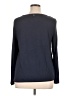 Basler Floral Stripes Blue Black Long Sleeve Blouse Size 14 - photo 2