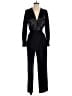 Assorted Brands 100% Polyester Solid Black Jumpsuit Size S - photo 1