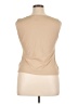 Worthington 100% Nylon Tan Sleeveless Blouse Size XL (petite) - photo 2