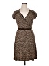 City Triangles Animal Print Brown Casual Dress Size XL - photo 1