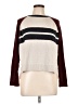 H&M L.O.G.G. Color Block Burgundy Pullover Sweater Size L - photo 1