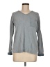 Roxy 100% Cotton Gray Long Sleeve Top Size M - photo 1