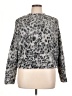 Ann Taylor Animal Print Gray Pullover Sweater Size XL - photo 1