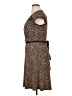 City Triangles Animal Print Brown Casual Dress Size XL - photo 5