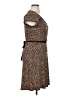 City Triangles Animal Print Brown Casual Dress Size XL - photo 4
