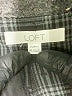 Ann Taylor LOFT Plaid Black Casual Pants Size 6 - photo 4