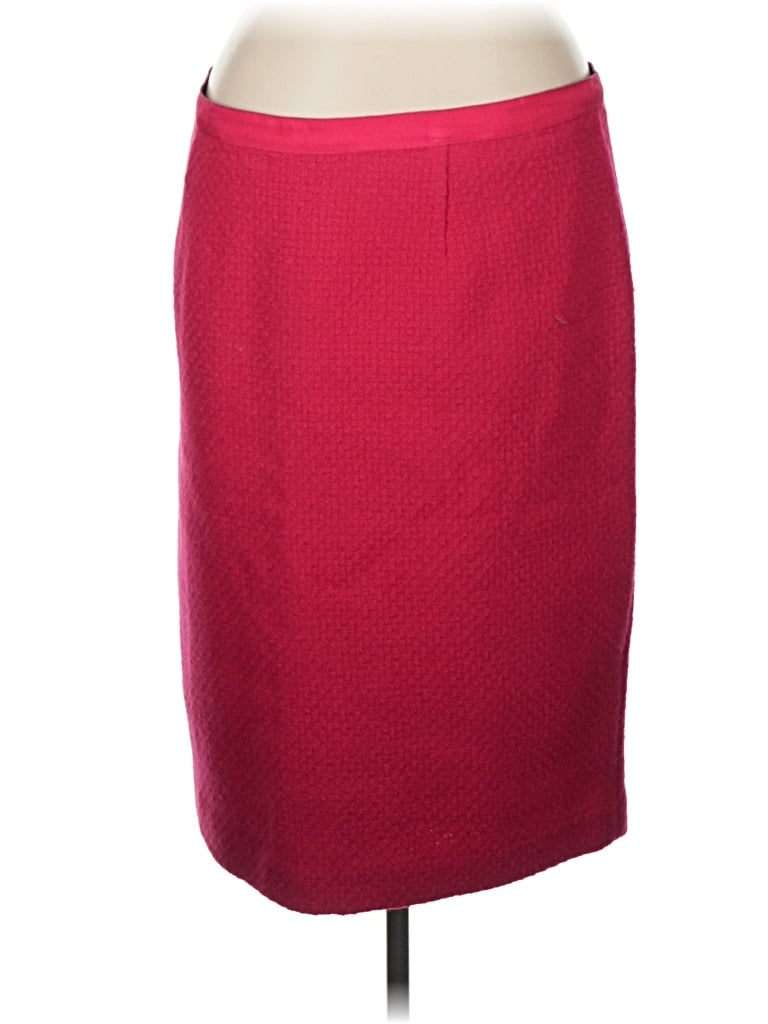 Pre-owned Boden Formal Skirt In Burgundy