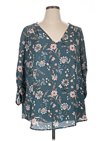 Papermoon 3/4 Sleeve Blouse (view 1)
