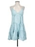 Unbranded 100% Polyester Blue Casual Dress Size 00 - photo 1