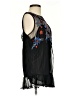 Lauren Conrad 100% Polyester Black Sleeveless Blouse Size S - photo 4