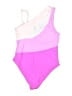 Unbranded Color Block Pink One Piece Swimsuit Size M - photo 2
