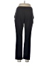 dalia Solid Black Active Pants Size L - photo 2