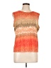Rafael Orange Sleeveless Blouse Size L - photo 1