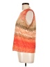 Rafael Orange Sleeveless Blouse Size L - photo 5