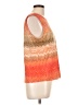 Rafael Orange Sleeveless Blouse Size L - photo 4