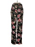 Zara Floral Black Casual Pants Size M - photo 2
